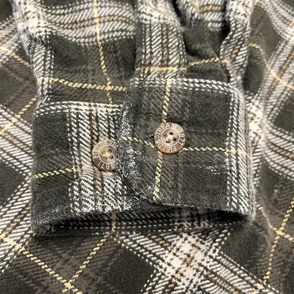 Field & Stream Flannel Button Shirt Long Sleeve Mens Medium Plaid I3 - Picture 9 of 12